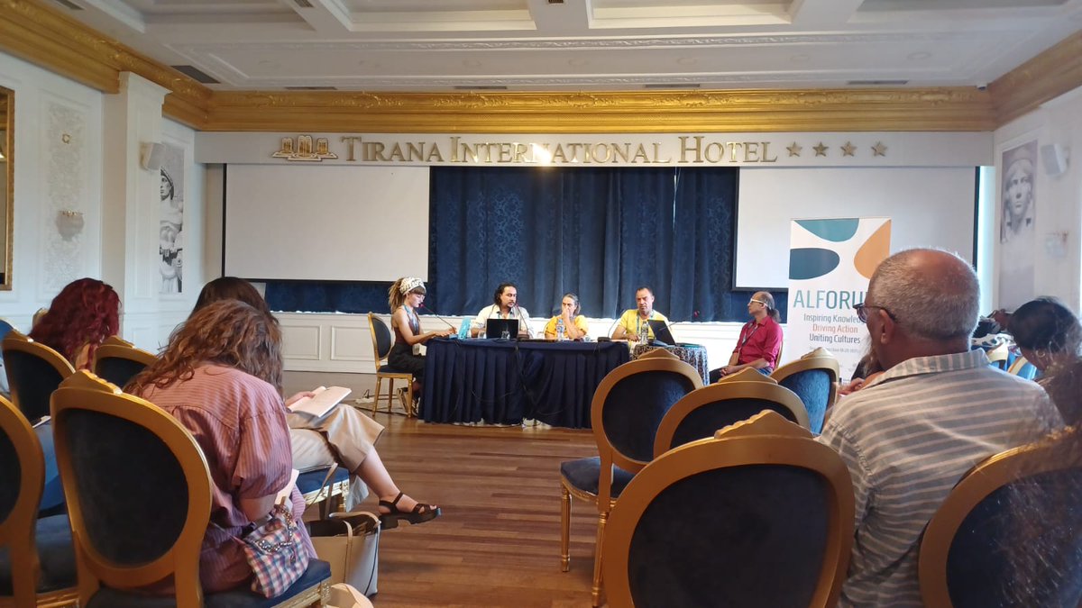 Art, Creativity &amp; Cultural Actions — alliances to promote equity across diversity” 🎨🤝 We’re tackling barriers, elevating diverse practices and shaping fair access to resources, spaces &amp; distribution. #ALForum2025 #CulturalEquity