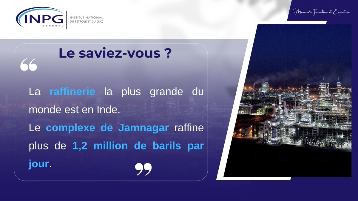 Mercredi Formation et Expertise : 
Faites le plein de savoir pour briller dans l'univers du pétrole et du gaz ! ✨