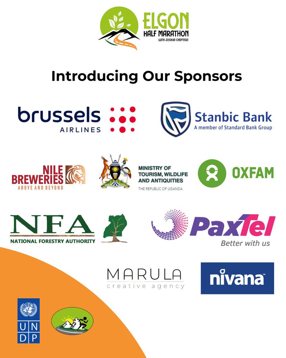 Elgonmarathon's tweet image. Meet the champions behind the run! ππΎββοΈβ¨
We proudly unveil the sponsors of the #UNDPElgonHalfMarathon , thank you for believing in the cause and fueling the journey for change in the Elgon region
Partner with us. Be a part of the change. πͺπΎ
@UNDPUganda
@JoshChepFound