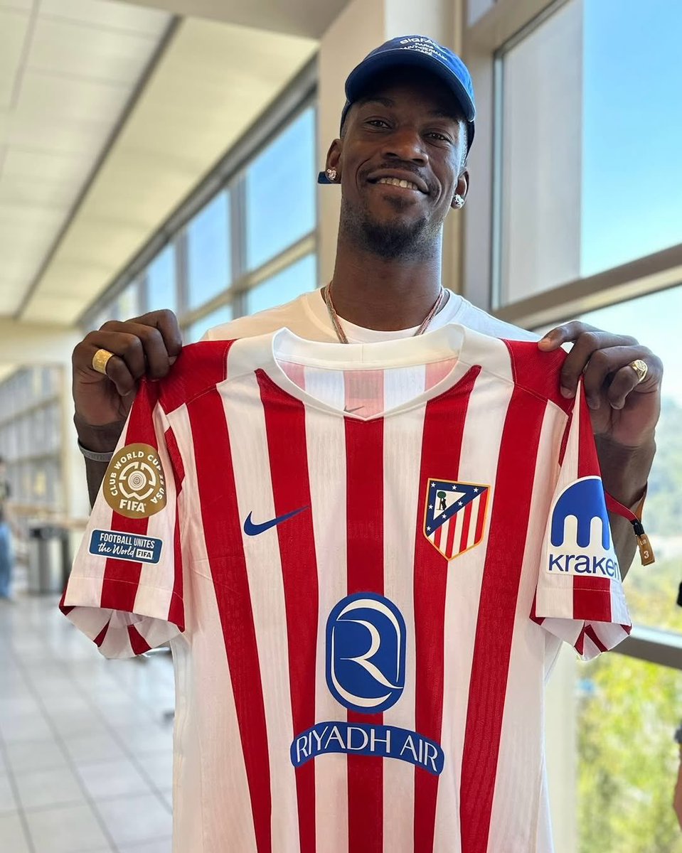 Jimmy Butler x Atlético de Madrid. 🏀❤️