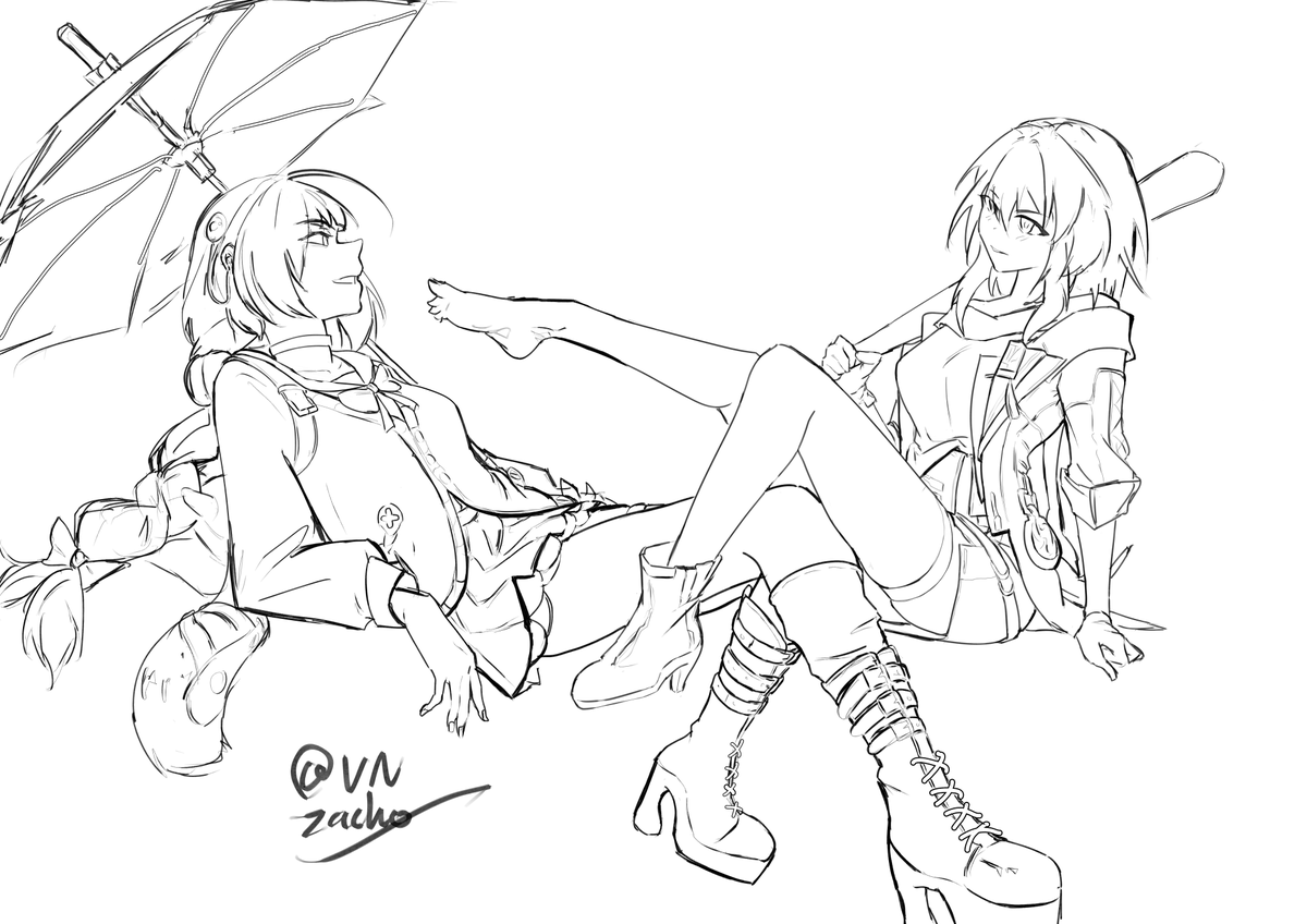 Yuzuha and Stelle