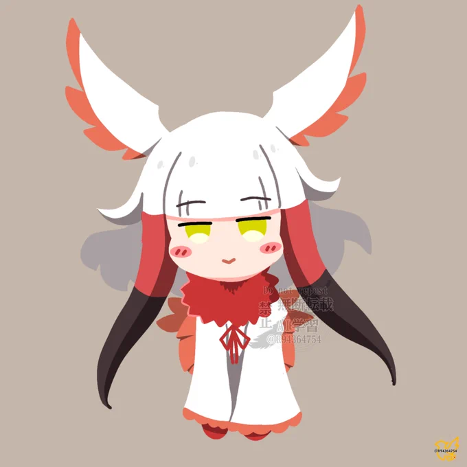 #けものフレンズ トキちゃん。