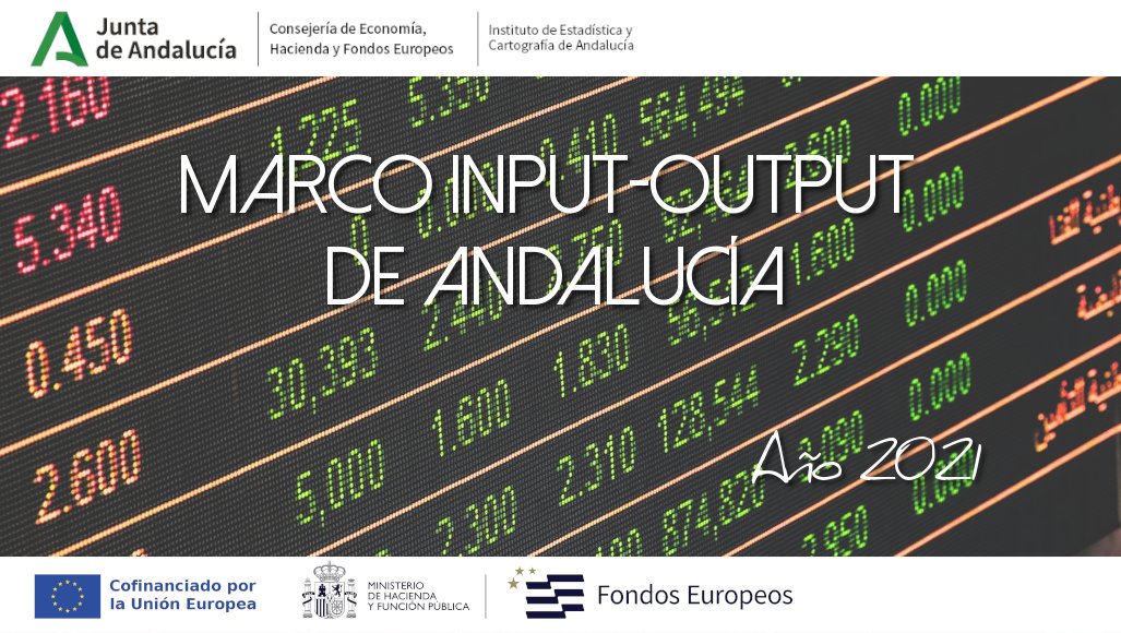 📢Novedad!!! Publicado el 🆕nuevo Marco Input-Output de ANdalucía correspondiente al año 2021, de acuerdo a lo establecido en el Plan Estadístico y Cartográfico de Andalucía 2023-2029 #PECA_2023_2029
juntadeandalucia.es/institutodeest… #FEDER #MIOAN2021