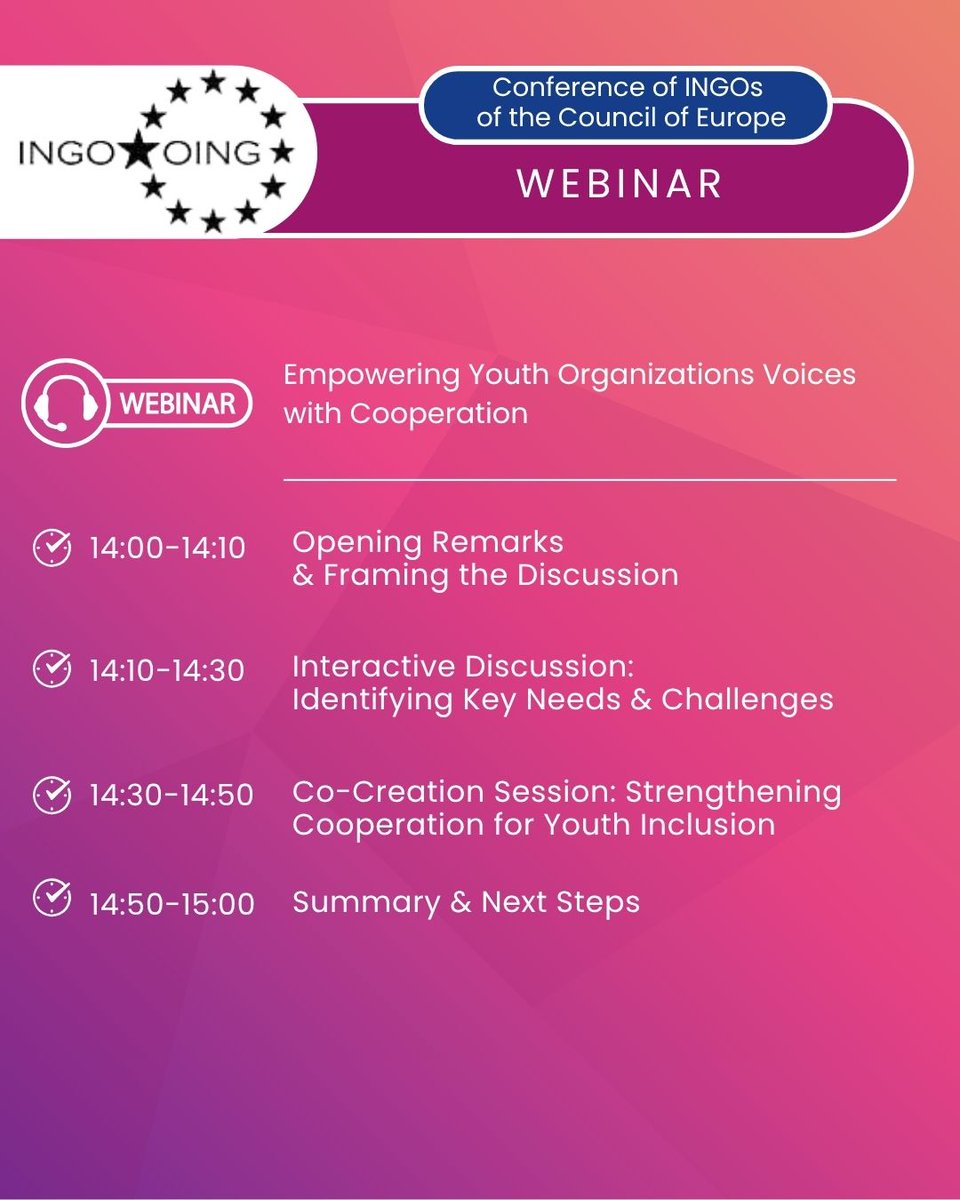 The Conference of INGOs tweet media