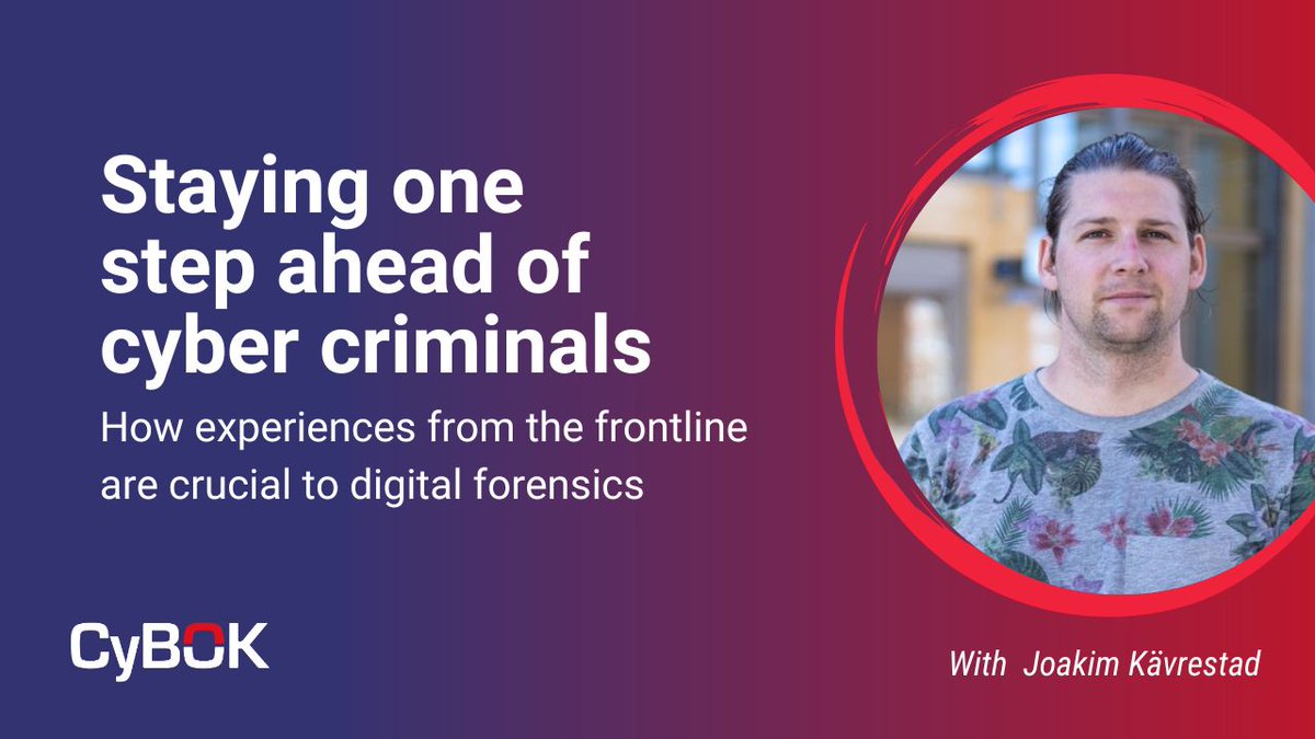 What can a former Swedish police investigator teach us about cyber education? 

<a href="/JoakimKavrestad/">Joakim Kävrestad</a>  shares how examining digital evidence shaped his teaching and why communication is so important in this field.

👉 shorturl.at/HujEI

#CyberSecurity #DigitalForensics