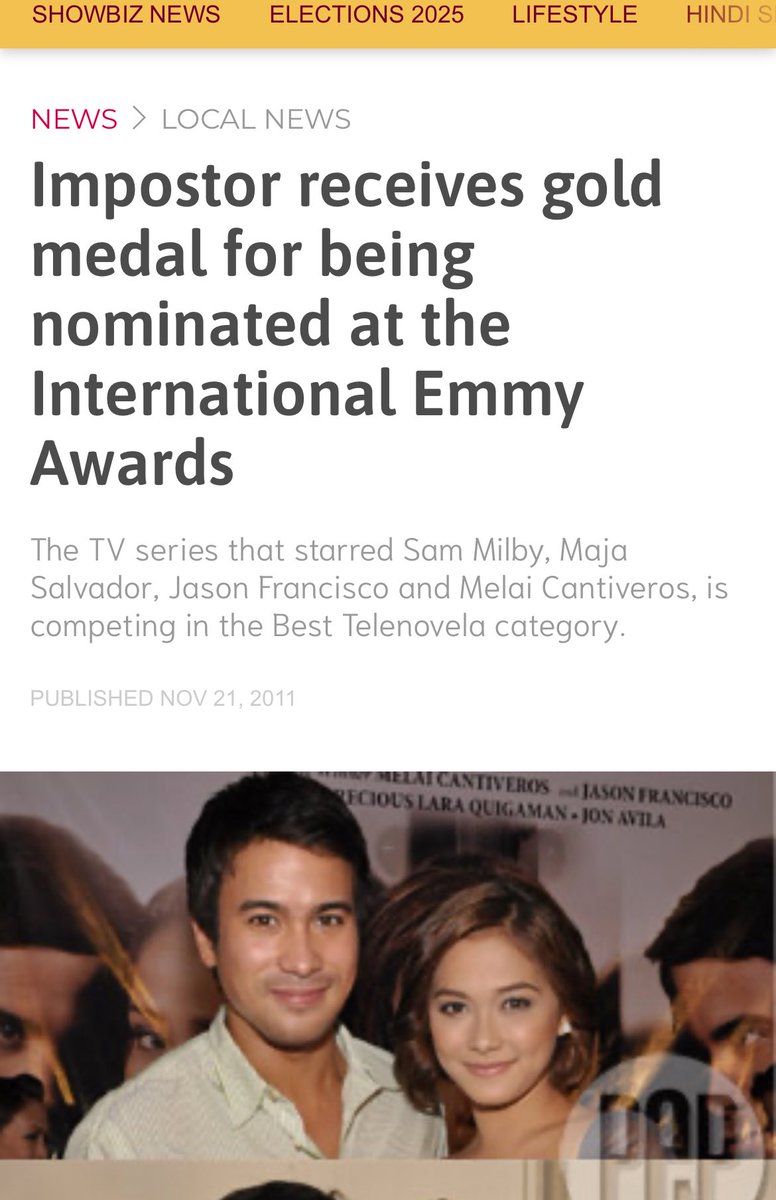 yznyx23's tweet photo. @ABSCBN di mo sana pinost yan kasi dyan  si @mepauloavelino ,for sure gagalit ulit fandom ni RETOKADA 🤪pero infairness dalawang show ni Maja pang Emmy International Awards 
#Brigdes of Love 
#Impostor https://t.co/lv3rZbMfQZ