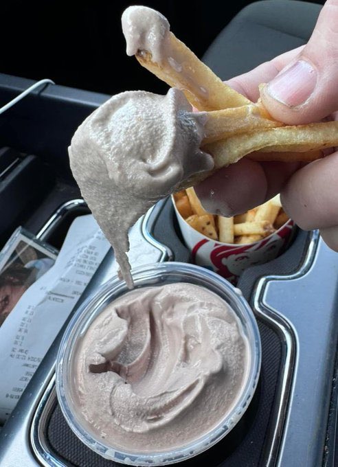 Do fries and ice cream go well together?