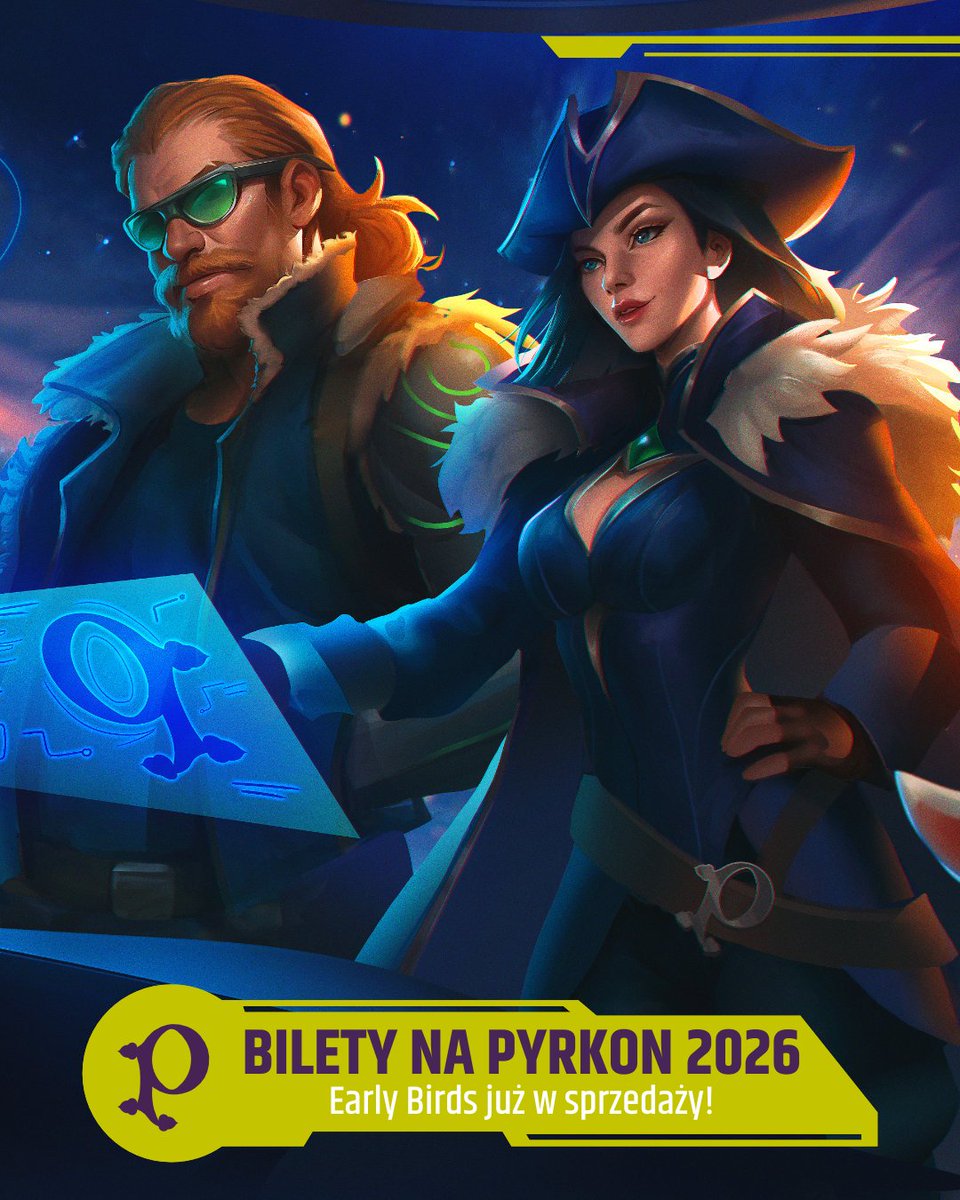 🎉 Ruszamy! Bilety na Pyrkon 2026 już do zgarnięcia! 🎉

Startujemy ze sprzedażą biletów na przyszłoroczny Pyrkon! 🥳 

Do 14.07.2025 r. lub do wyczerpania puli, możecie dorwać Early Birds, czyli 3-dniowe karnety w cenie 299 zł. 

➡️ ebilet.pl/biznes/targi/p…

#Pyrkon