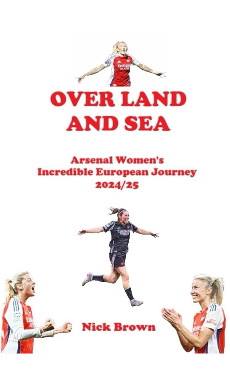 Wordy | Football Art Online โฝ๐จ๐ (@wpdigital2) on Twitter photo "Over Land And Sea: Arsenal Women's Incredible European Journey 2024/25" by <a href="/nickbrown_books/">Nick Brown Books</a>
Only one British women's football team has ever been European champions, and that team has done it twice...
More:๐amzn.to/409Dt8N
#AFC #COYG "Over Land And Sea: Arsenal Women's Incredible European Journey 2024/25" by <a href="/nickbrown_books/">Nick Brown Books</a>
Only one British women's football team has ever been European champions, and that team has done it twice...
More:๐amzn.to/409Dt8N
#AFC #COYG