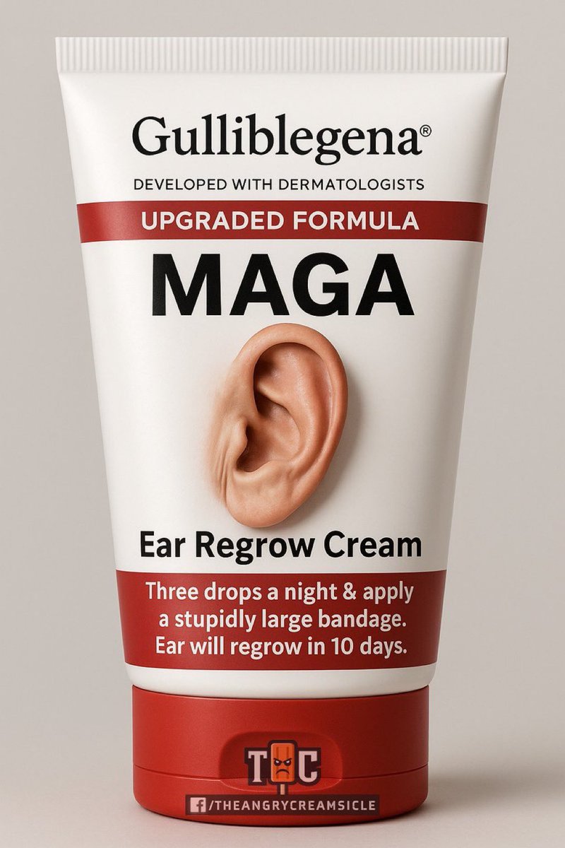 Word is #kristinoem was rubbing some of TACO'S "Ear Regrowth Cream" on her botox and fillers when the cream strongly rejected her..