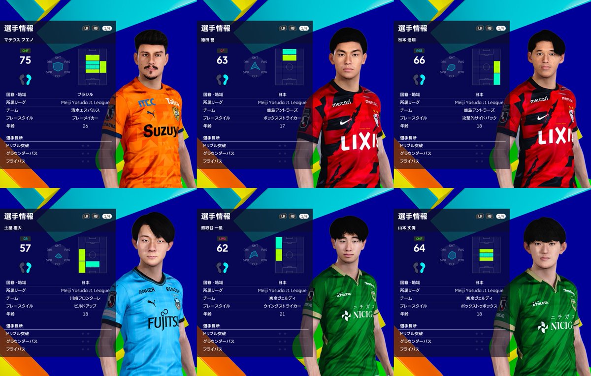 Converted the face from eFootball to PES2021
#Pes2021face #eFootball2025 #FaceConvert #J1League
kit maker by waserin

Download Link
mega.nz/file/BiNhTJSJ#…