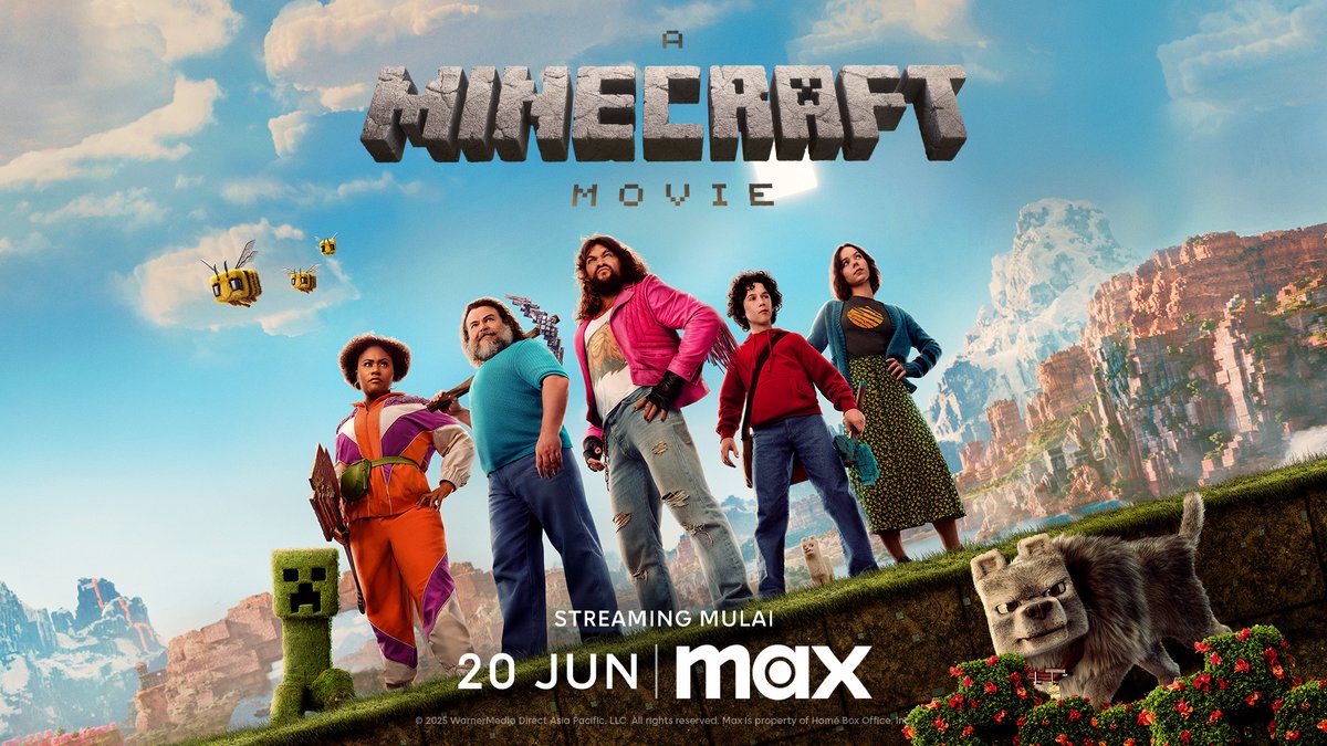 Filem Kedua Dengan Kutipan Tertinggi Tahun Ini – ‘A Minecraft Movie’ Tiba Di Max Pada 20 Jun aksiz.com/2025100747/