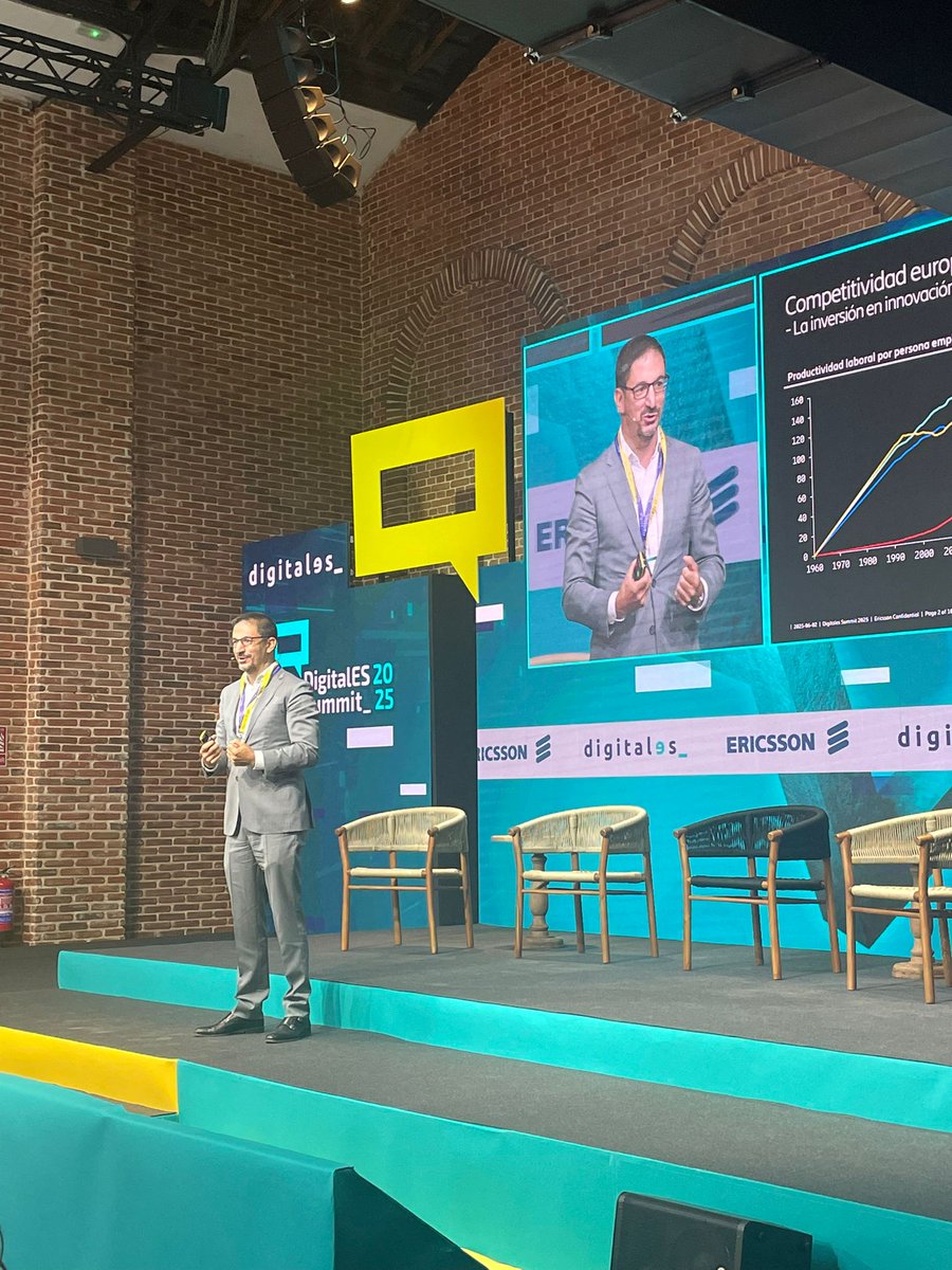 DigitalES_ (@asocdigitales) on Twitter photo "Consolidar el mercado es y debe ser una prioridad, crear un mercado más sostenible a nivel de inversión, capaz de seguir atrayendo talento y contribuir al desarrollo económico del país" afirma Diego Martínez, CEO de <a href="/Ericsson_es/">Ericsson Spain</a> <a href="/ericsson_europe/">Ericsson Europe</a> en #digitales2025 "Consolidar el mercado es y debe ser una prioridad, crear un mercado más sostenible a nivel de inversión, capaz de seguir atrayendo talento y contribuir al desarrollo económico del país" afirma Diego Martínez, CEO de <a href="/Ericsson_es/">Ericsson Spain</a> <a href="/ericsson_europe/">Ericsson Europe</a> en #digitales2025