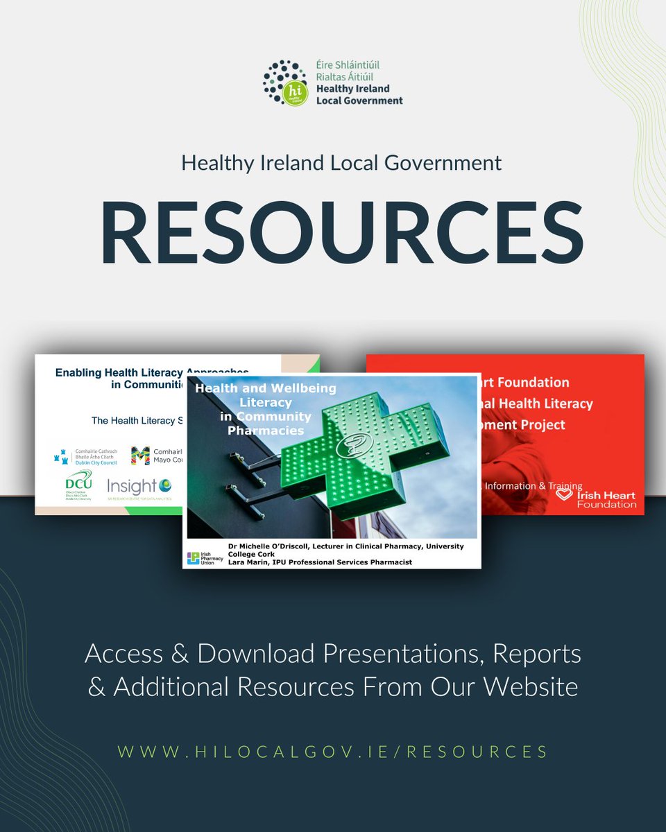 Visit our website to access downloadable documents &amp; resources now! 📥

🔗 hilocalgov.ie/resources/

#Resources #Presentations #Webinar #Reports #HealthyIrelandLocalGovernment #WellbeingLocalGov