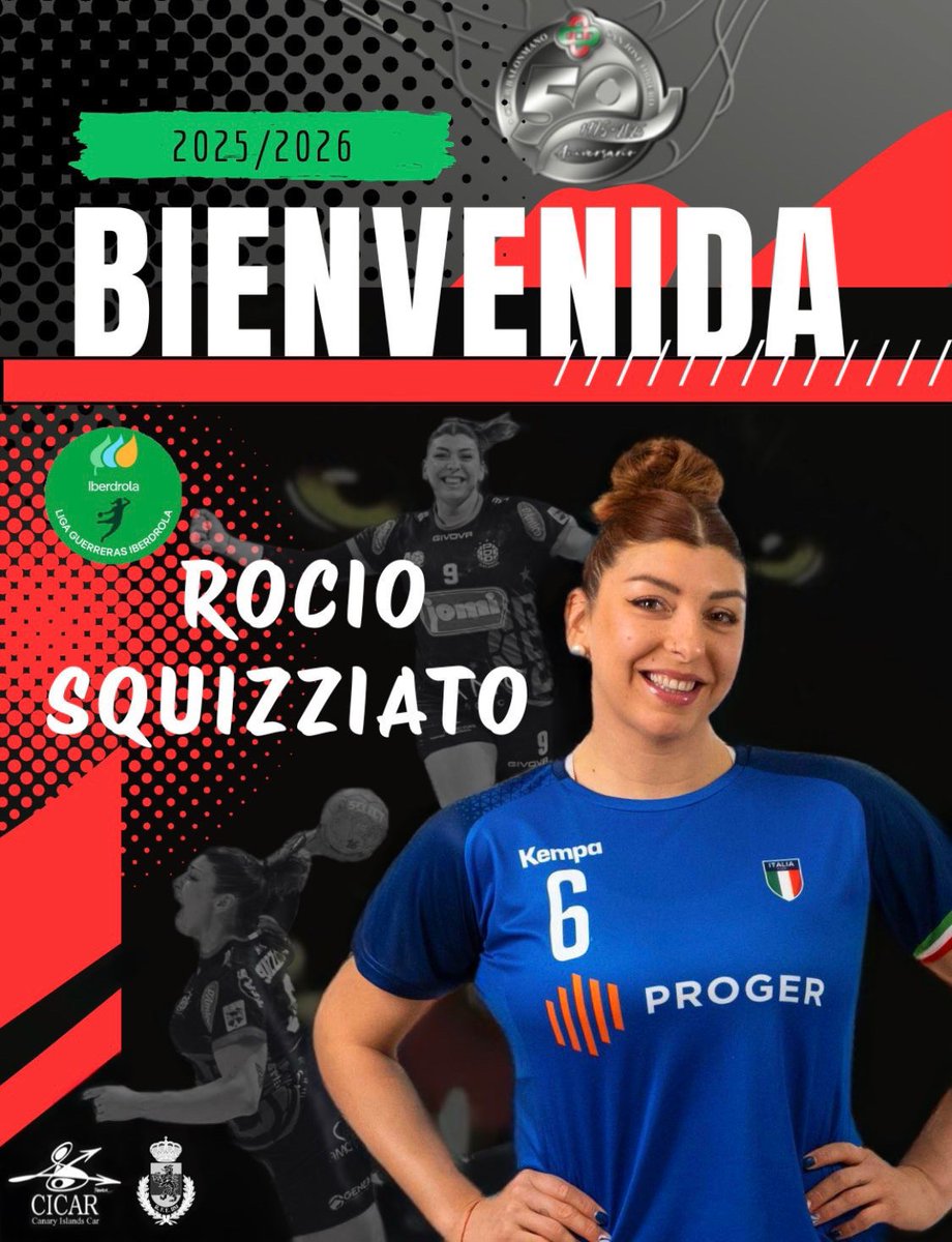 Todo Goles Radio (@todogolesradio) on Twitter photo .<a href="/IberdrolaDHF/">Liga Guerreras Iberdrola</a>🤾♀️ La pivote Rocío Squizziato refuerza al <a href="/BMSanJoseObrero/">C.D.Balonmano San Jose Obrero</a>
La jugadora italo-argentina llega procedente del Jomi Salermo de Italia
La nueva jugadora se muestra “muy contenta” porque será su primera experiencia en un club de España” .<a href="/IberdrolaDHF/">Liga Guerreras Iberdrola</a>🤾♀️ La pivote Rocío Squizziato refuerza al <a href="/BMSanJoseObrero/">C.D.Balonmano San Jose Obrero</a>
La jugadora italo-argentina llega procedente del Jomi Salermo de Italia
La nueva jugadora se muestra “muy contenta” porque será su primera experiencia en un club de España”