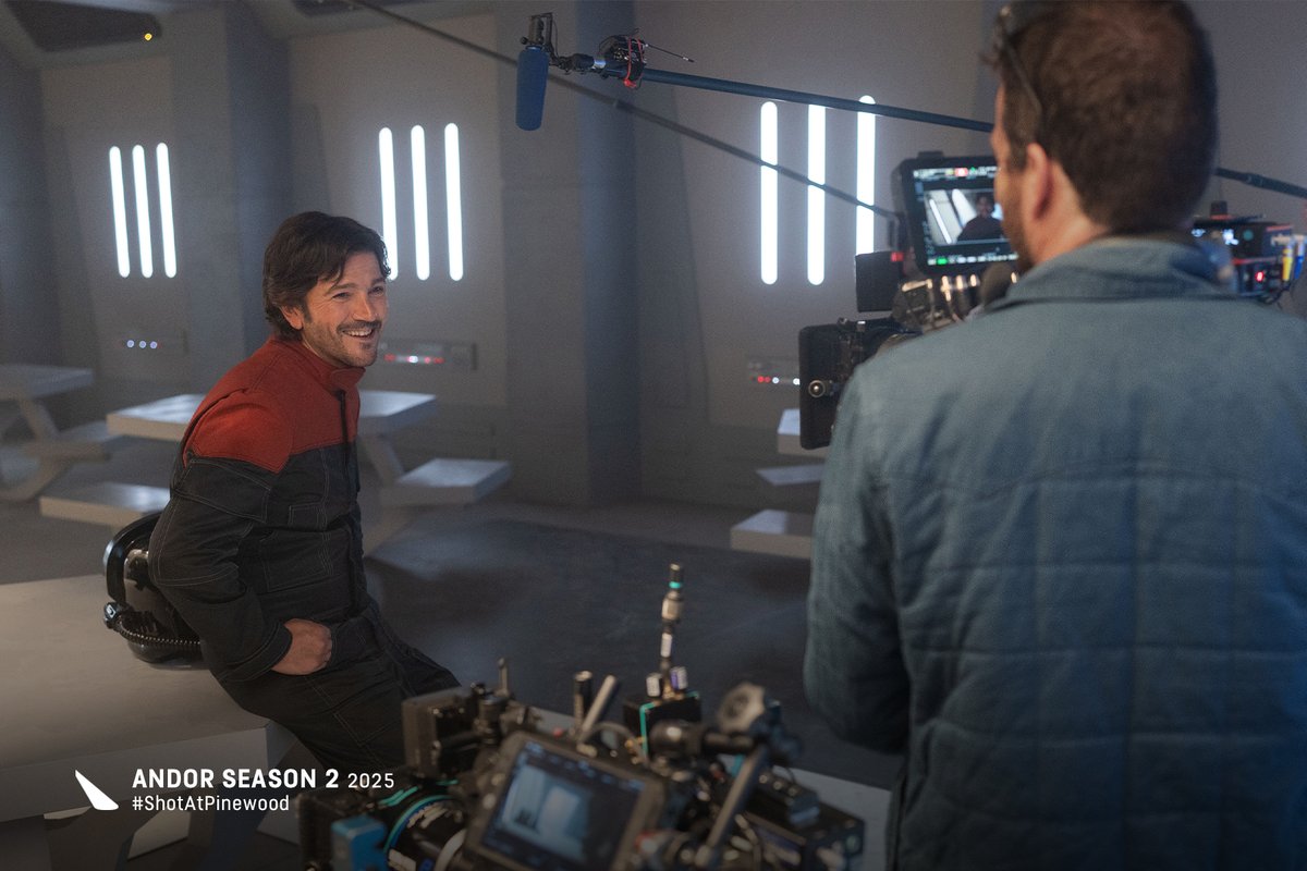 PinewoodStudios's tweet image. Behind the scenes of #Andor Season 2 which #ShotAtPinewood across seven stages and the first production to utilise our new purpose-built V Stage and W Stage while the Paddock Lot housed the massive Ghorman set.

All 12 episodes are available to watch on @DisneyPlus