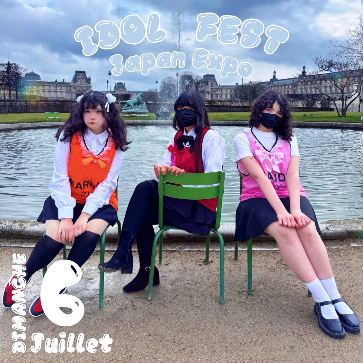 Konpeito♡Project Team Paris débarque à la Japan Expo ! 🩷
Retrouvez Candy, Nika &amp; Marou le dimanche 6 juillet sur la scène Kamo pour l’Idol Fest by United Glowstick <a href="/UnitedGlowStick/">United GlowStick</a> 🌟
Venez nous soutenir et encourager tous les participants de cet événement!