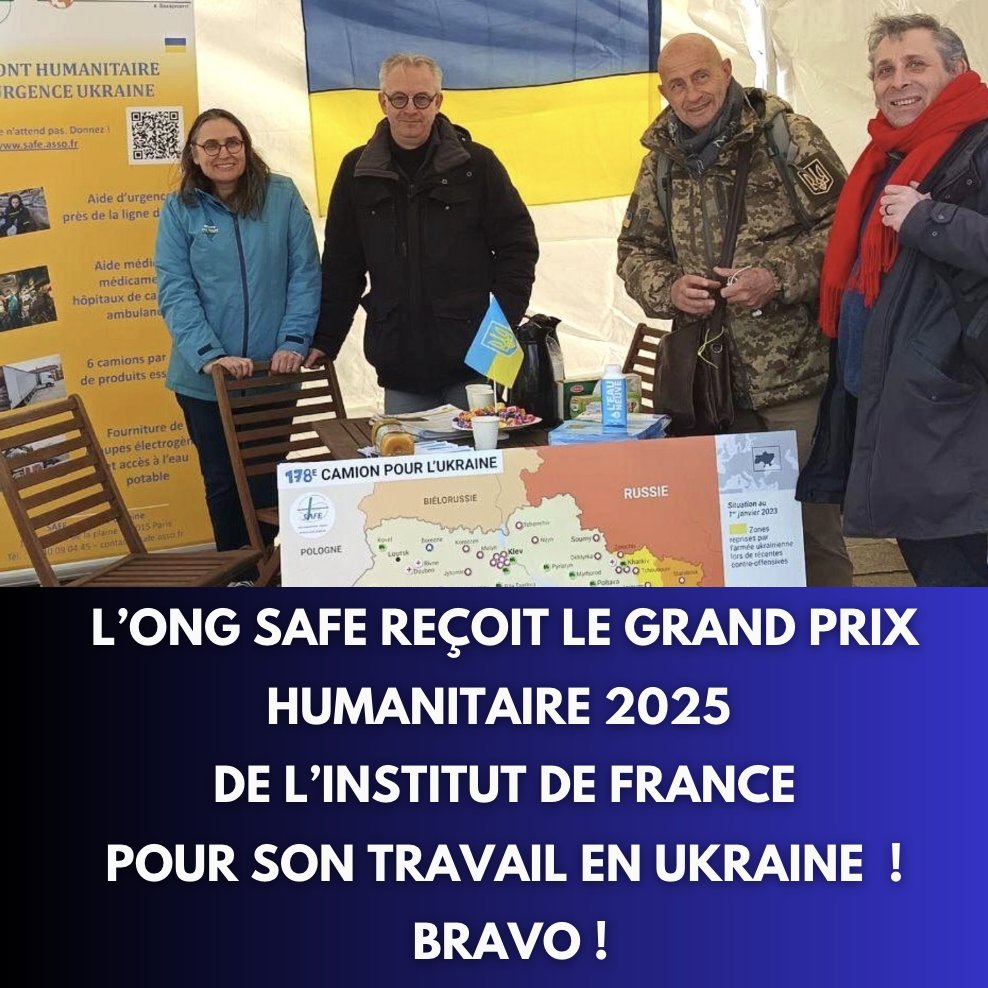 🇫🇷🇺🇦 🧵Catherine &amp; Jacques Duplessy de SAFE viennent de remporter le prestigieux prix de l'Académie Française ! Un IMMENSE bravo à eux ! Découvrez leur histoire, des années 90 en Ukraine jusqu'au déclenchement de l'invasion. Et comment VOUS pouvez les aider ! 👇

🍎Apple Podcasts