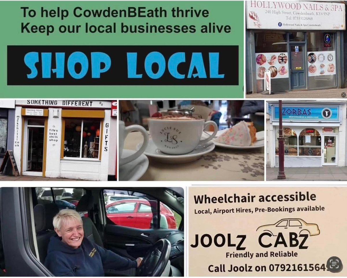 Support local businesses in Cowdenbeath