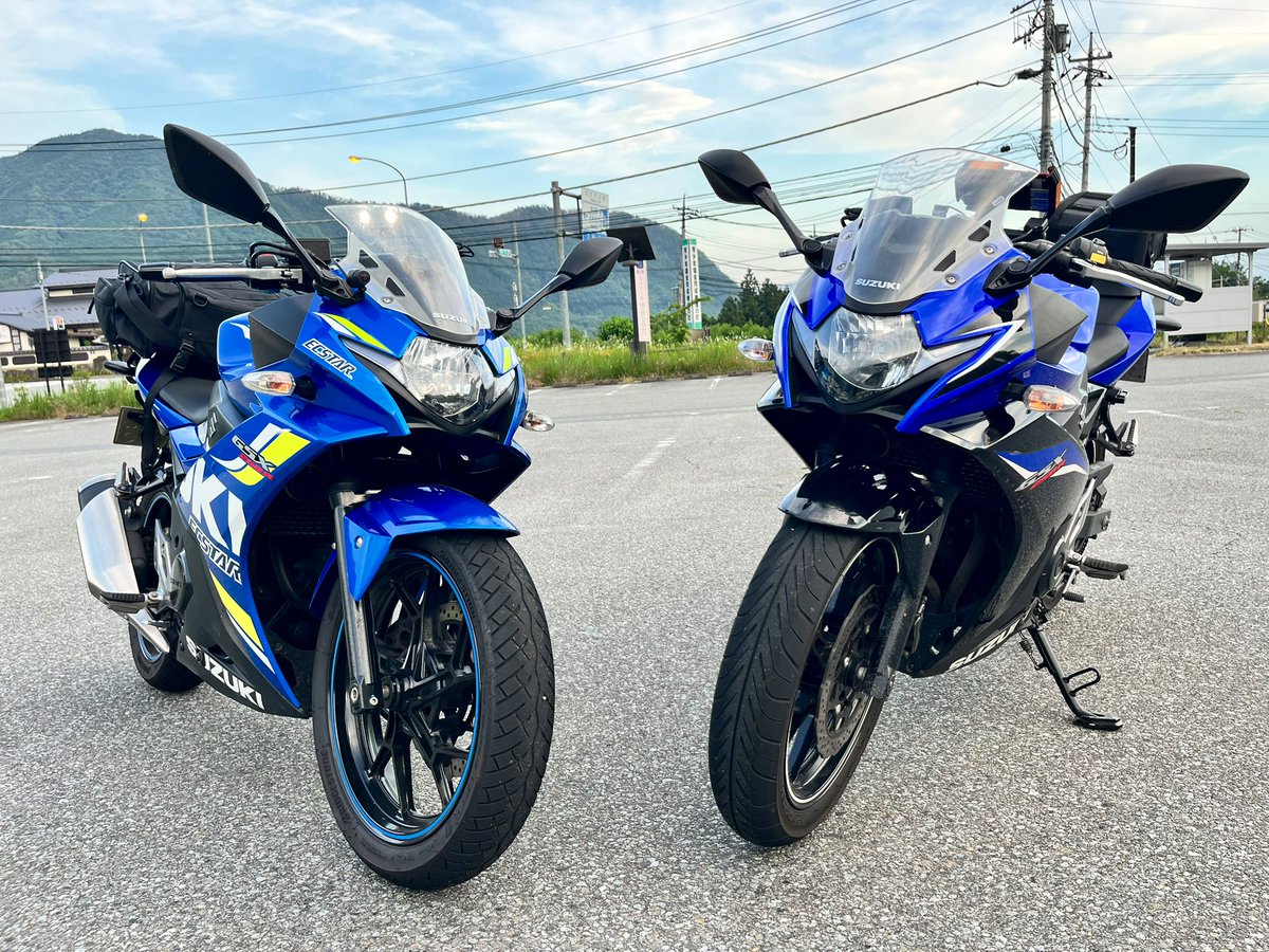reira__t's tweet image. この間秩父の方にツーリング行ってきたよ💨
こんなに暑くても山の方はやっぱり走ると涼しかった(つ&apos;ヮ&apos;c)🩵

それとめっちゃ久しぶりに同じジスペケ(GSX250R)乗ってる人と走れた〜😙…