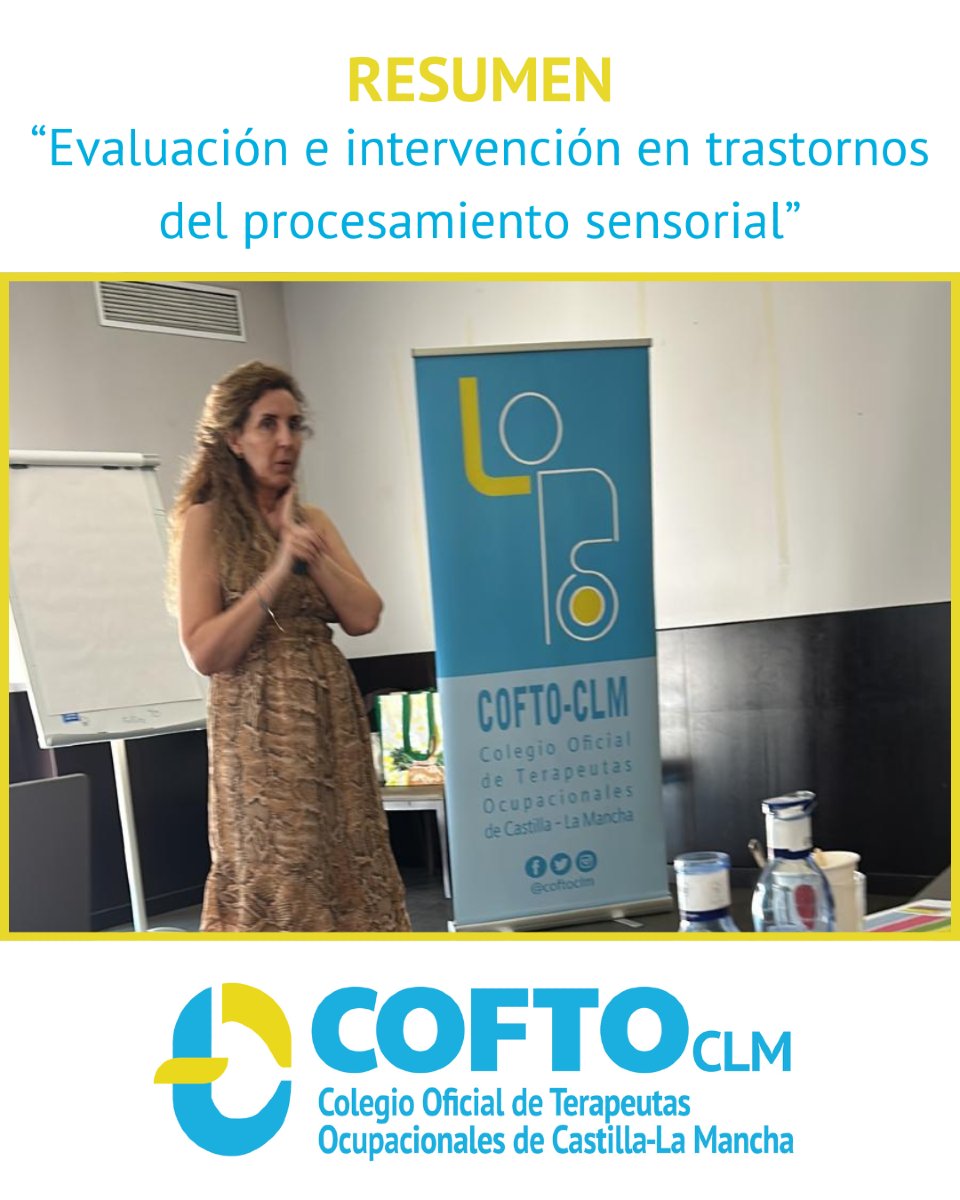 👉El pasado 7 de junio 📅 se llevó a cabo la primera parte de formación sobre 'Evaluación e intervención en trastornos del procesamiento sensorial en población con trastornos del neurodesarrollo y en salud mental' 🧠, a cargo de Dulce María Romero Dyuso 🎓💙Gracias