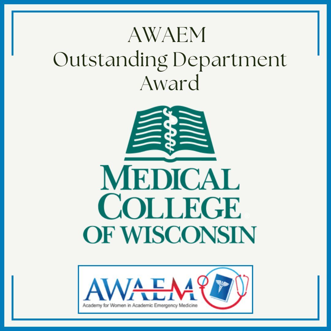 Congratulations to the Medical College of Wisconsin, the 2025 recipient of the AWAEM Outstanding Department Award!