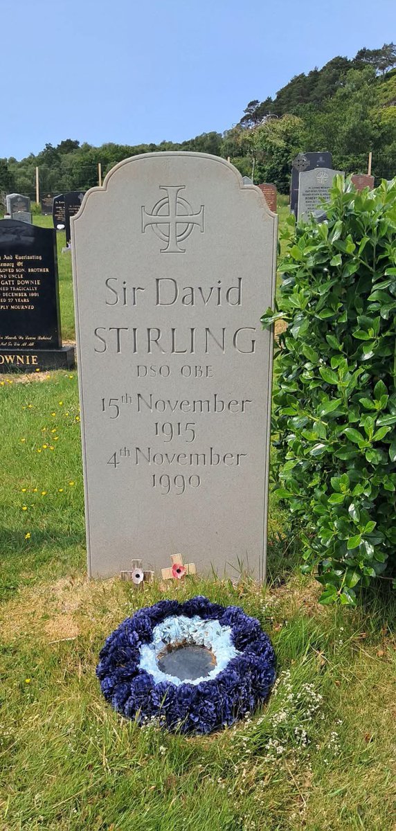 Rob Currie messages me: Visited his grave on Saturday,  what a beautiful  setting.