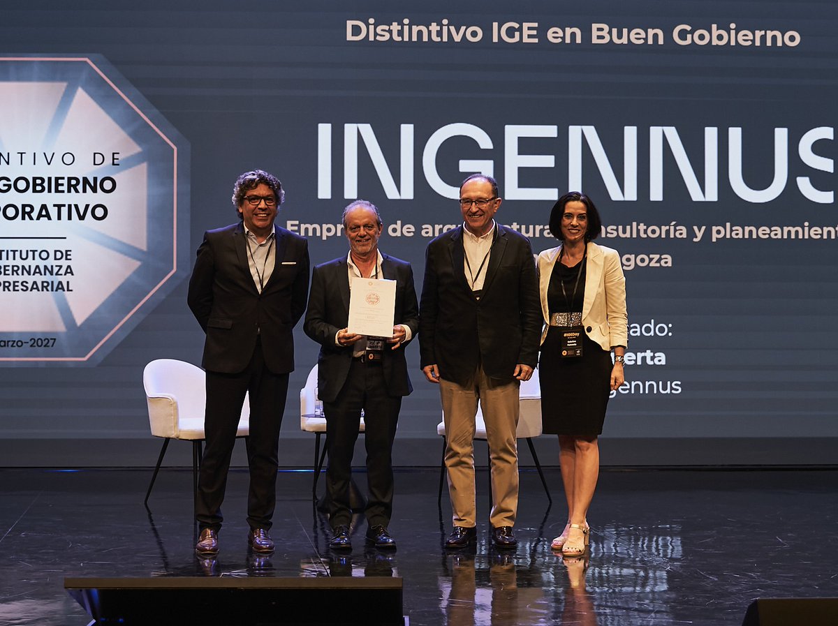🏅<a href="/ingennus/">Ingennus</a> obtiene el #DistintivoIGE! 

Con más de 25 años de trayectoria, sus proyectos reflejan un compromiso real con el entorno y las personas. Este reconocimiento refuerza un modelo de gestión ético y profesional, y una organización más humana y resiliente. Felicidades!!