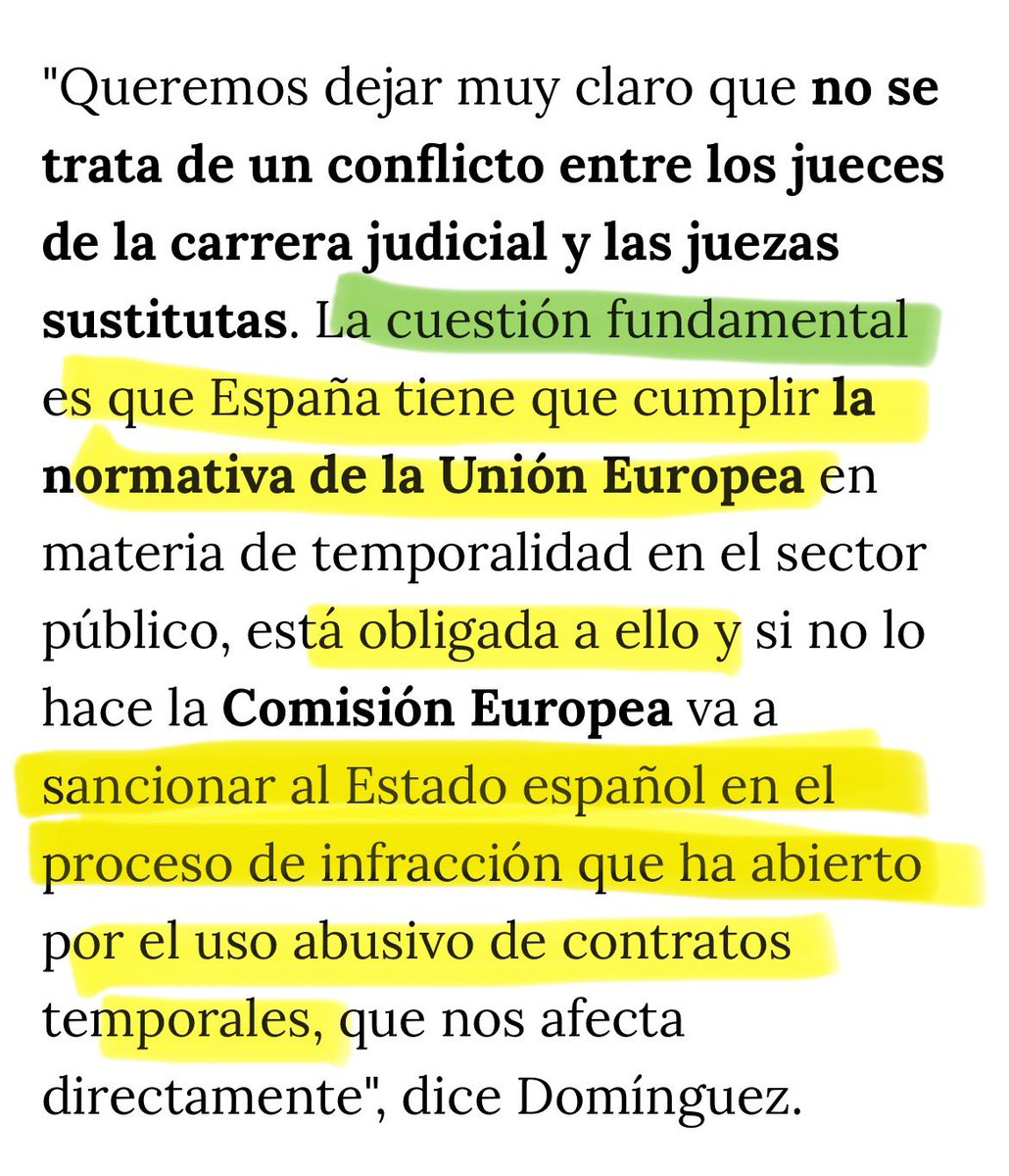 lydiamp20's tweet image. En vez de asumir responsabilidades y reparar el daño, 
se mezclan debates para OCULTAR el abuso de temporalidad. 

Se habla del acceso (discutible) 

para desviar la atención del verdadero problema ( indiscutible)👇

El ABUSO D TEMPORALIDAD 
de JUEZAS PROFESIONALES y CUALIFICADAS
