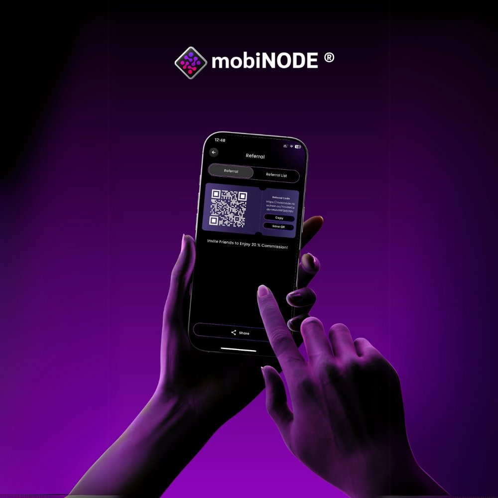 🟣 Did You Know?

With mobiNODE , you’re not just validating — you’re building a passive income stream in $NOW. 💸📲

By inviting your friends through your referral code, you’ll earn 20% of their validation rewards — automatically paid out in $NOW, the native token of the