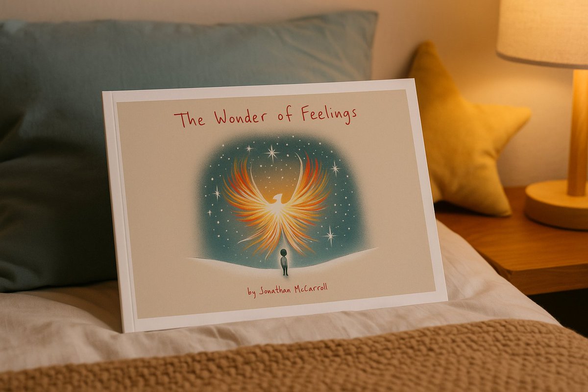jonboymcc's tweet photo. ✨“Together we’ll journey, one feeling per place…”
Step into The Wonder of Feelings — a beautifully illustrated story where every emotion becomes a companion, and every page a path to understanding.
💫For children, parents &amp; gentle hearts of all ages.
Available now. Link in bio. https://t.co/1z52UofgV6