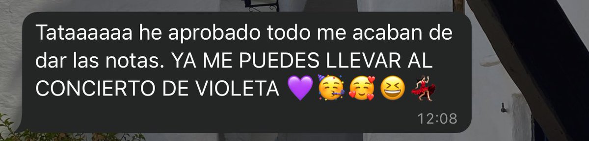 Yo: aprueba todo y te llevo a ver a Violeta
Mi sobrina: al toque mi reina

Te hago responsable de que una niña de 10 años haya estudiado por ir a verte <a href="/HFVioleta/">La Nefervivi</a> 🫱🏻‍🫲🏼