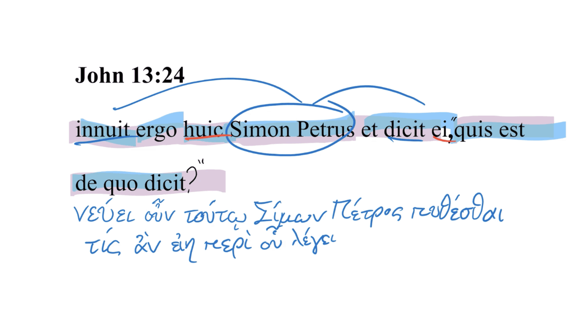 Today's Latin Vulgate Video: John 13:24 Latin Vulgate ow.ly/HhEU106c8ZH