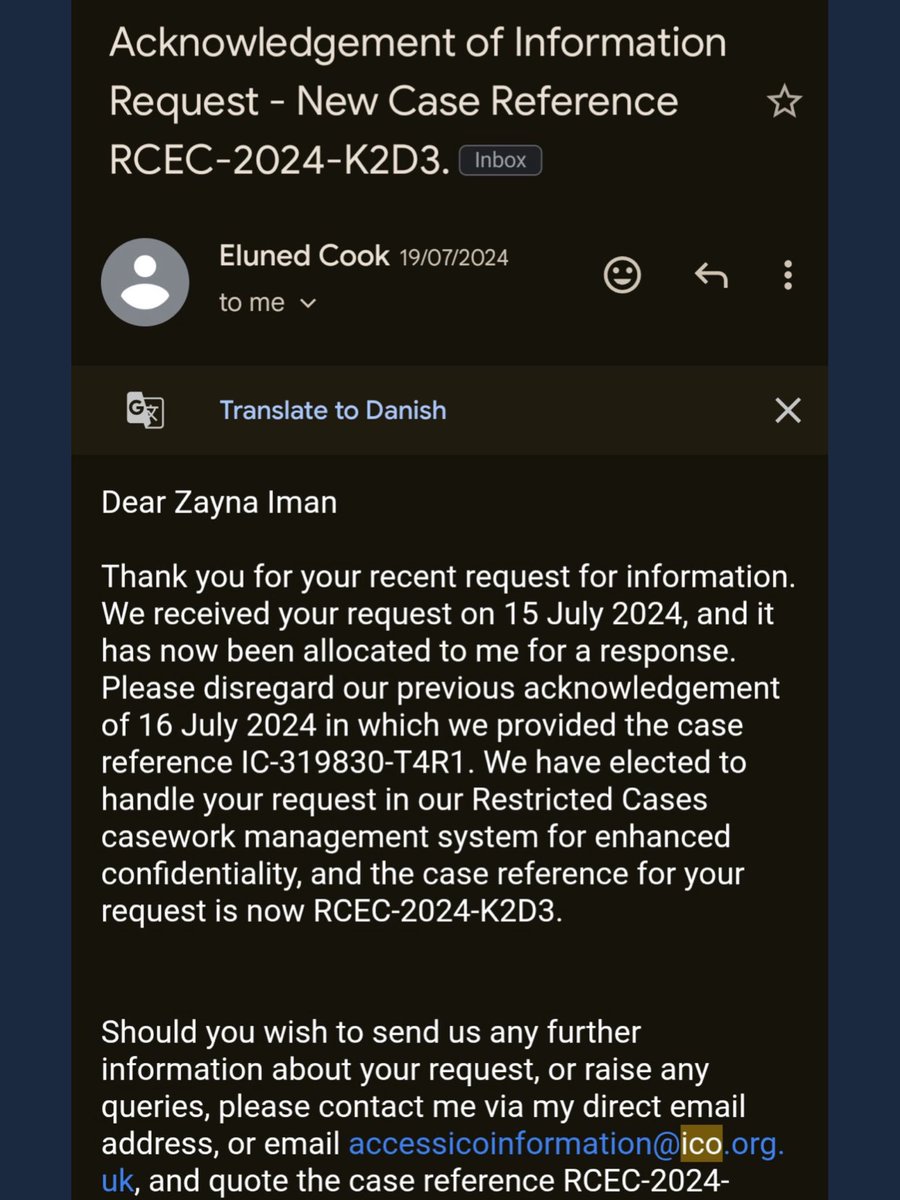 kwilliam (@kwilliam111) on Twitter photo ICO <a href="/ICOnews/">ICO - Information Commissioner's Office</a> are gaslighting <a href="/ImanZayna/">Seeking Justice</a>. She emailed requesting the digital forensics in July 2024. ICO have concluded 'accidental loss' of HER footage. WHY will they not email her the proof that GMP didn't deliberately destroy it?
ICO already have the request and her email 🤔 ICO <a href="/ICOnews/">ICO - Information Commissioner's Office</a> are gaslighting <a href="/ImanZayna/">Seeking Justice</a>. She emailed requesting the digital forensics in July 2024. ICO have concluded 'accidental loss' of HER footage. WHY will they not email her the proof that GMP didn't deliberately destroy it?
ICO already have the request and her email 🤔