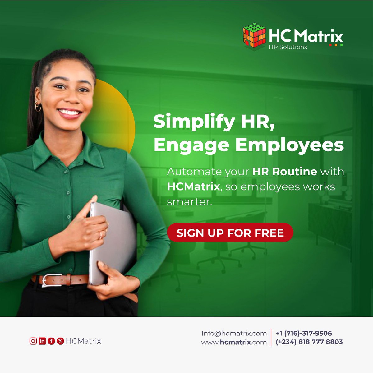 HCMatrix1's tweet image. 𝐀𝐫𝐞𝐧&apos;𝐭 𝐲𝐨𝐮 𝐭𝐢𝐫𝐞𝐝 𝐨𝐟 𝐦𝐚𝐧𝐮𝐚𝐥 𝐇𝐑 𝐩𝐫𝐨𝐜𝐞𝐬𝐬𝐞𝐬?

Let HCMatrix simplify your HR routine, reduce manual work and boost employee engagement.
Help your team work smarter today!

Book a demo now: hcmatrix.com

#HCMatrix #HR #HRS #AI #Automation