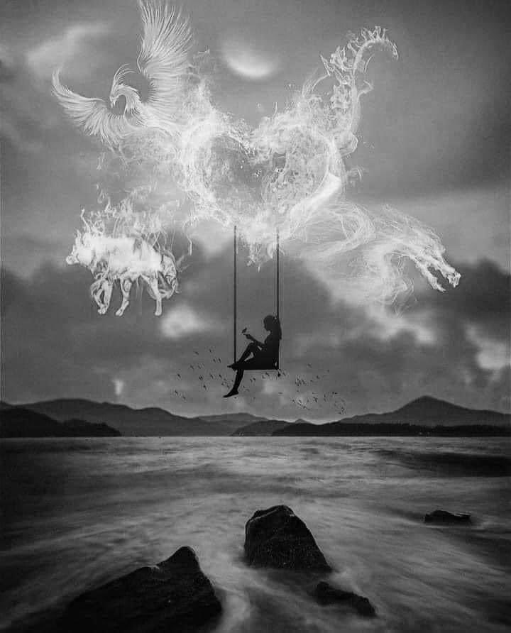 Le fil rouge de l’ennui
Celui sur lequel tu fis
La ligne de notre vie
Celle que tu gras vis
Le cours du temps pi
Celui du cercle de vie
 
Pas à pas tu avances et je suis
Pas à un la montagne je gravis 
Pas de deux je rêve d’autre oui 
Pas de nous que ton coeur fuit 

On sourd rit