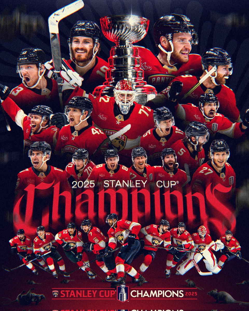 🏒🚨 LES FLORIDA PANTHERS FONT LE BACK TO BACK !! 2ÈME TROPHÉE DE LEUR HISTOIRE !