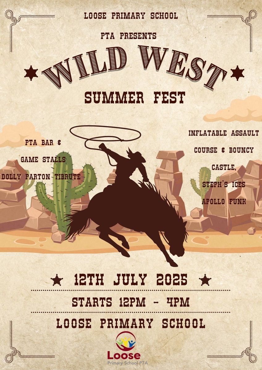 Loose Primary PTA (@looseschoolpta) on Twitter photo If you are able to help volunteer especially for our BBQ please email us at volunteers4loosepta@gmail.com
Please visit our Facebook or Instagram page for more information. We look forward to welcoming you to the Wild West soon 🥰 If you are able to help volunteer especially for our BBQ please email us at volunteers4loosepta@gmail.com
Please visit our Facebook or Instagram page for more information. We look forward to welcoming you to the Wild West soon 🥰