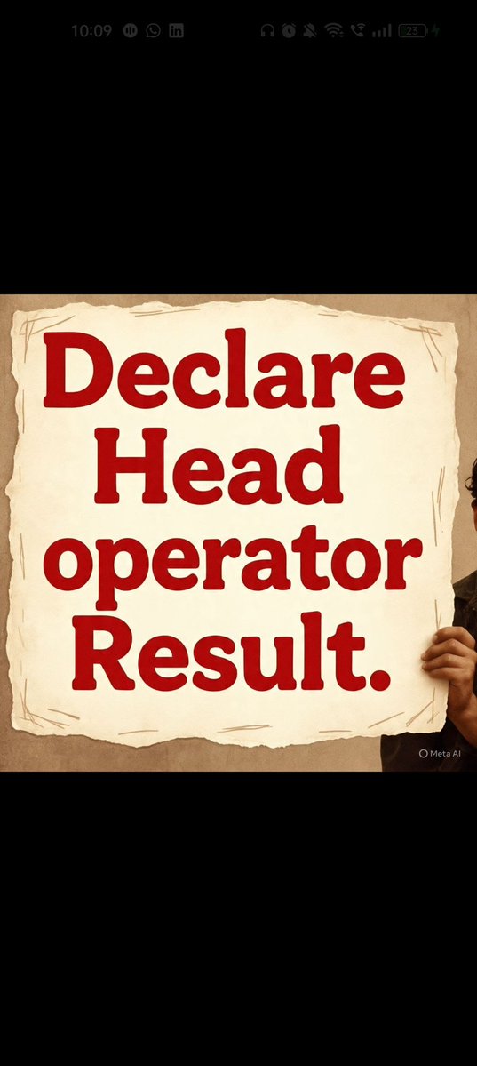 VBansal84136's tweet photo. Upp head oprator result jari kro #UPP_HEAD_OPERATOR_RESULT_JAARI_KARO https://t.co/VKz7Ulhhmj