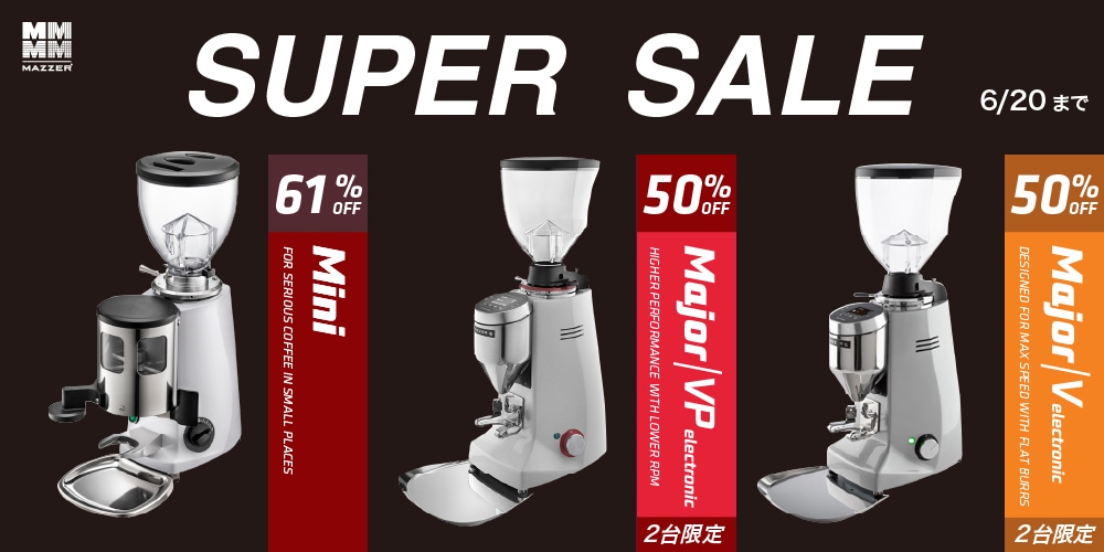 ESPRESSOSTORE_'s tweet photo. 【キャンペーン情報】
MAZZERのエスプレッソグラインダーが6/20(金)までお得に購入いただけます🎉

https://t.co/hrtkTjp5uG

台数限定の商品もございますので、気になる方はお早めにお買い求めください🙆 https://t.co/flyK0aFlMm