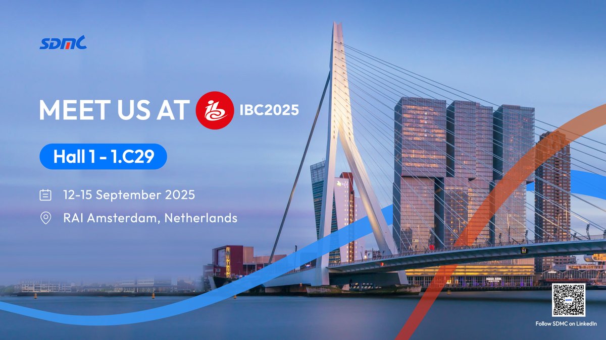 🚀Connect, Entertain, Thrive with SDMC at #IBC2025

We invite you to schedule a meeting with our team to explore our AI connectivity, AI entertainment, and AI home ecosystem. See how SDMC can elevate your service offerings: en.sdmctech.com/contact-us/ser…

#IBC #SDMC #OTT #AI #AIHome