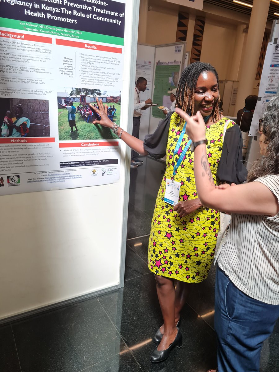 We had a strong  engagement at booth PA-318! My colleague, Dr. Zoe Nakuya, shared  insights about how community health promoters can play a big role in  protecting pregnant women from malaria. #EDCTPForum