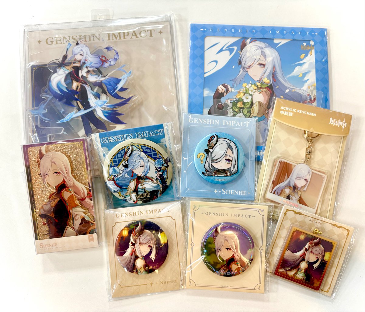 商品紹介》#原神 現在、ゲーム内にてピックアップ中の #申鶴 のグッズ