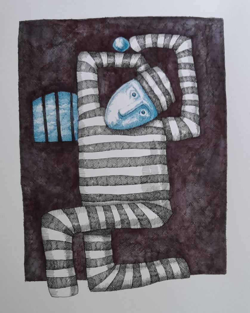 Thought remains free...
La pensée reste libre...
#drawing #dessin #illustration #art #artist #inkdrawing