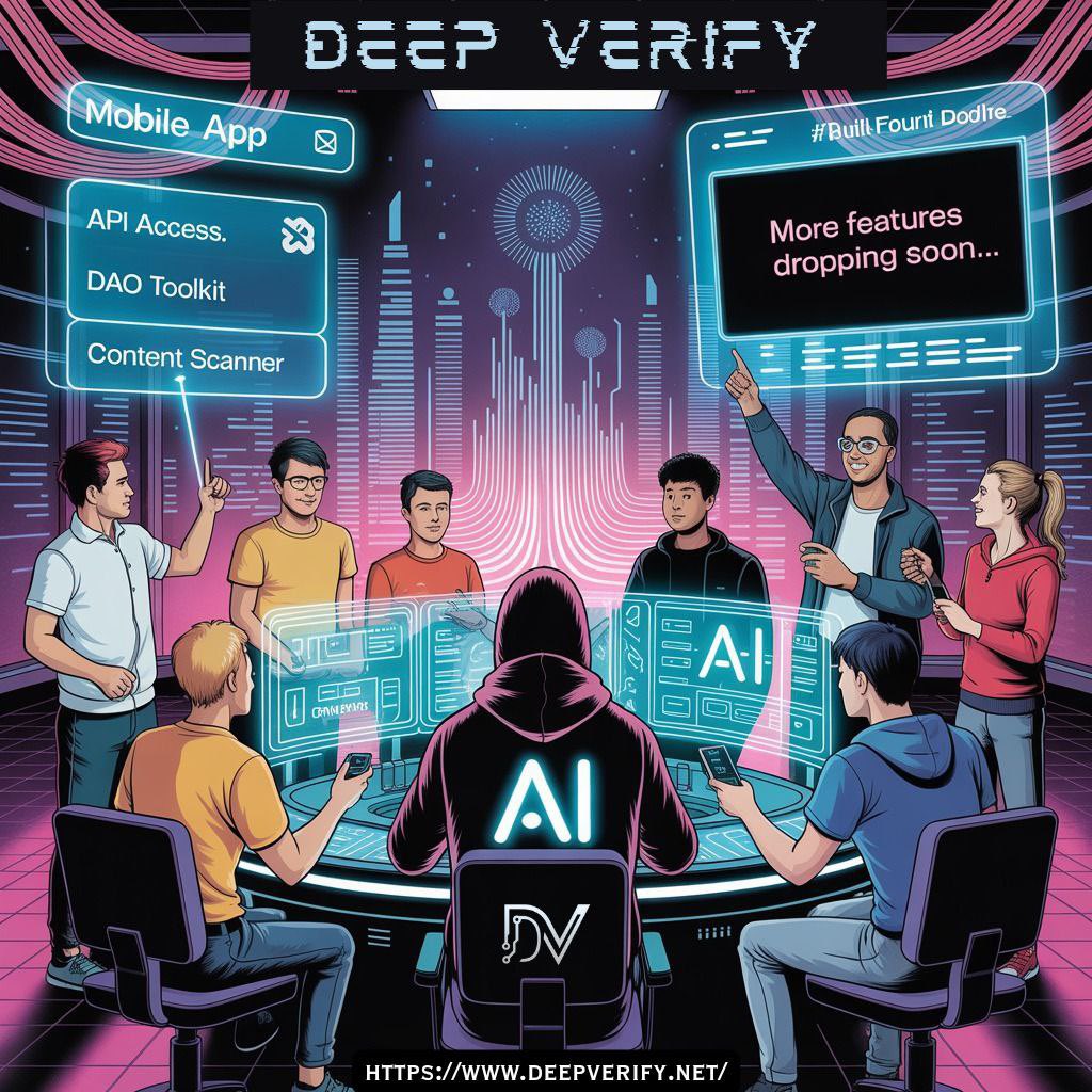 MaxCrypto888's tweet image. 8/
Community is already hyped:
“🔥 Amazing update”
“⚡ Dropping features daily”
“🚀 Bullish”
DeepVerify isn’t just functional—it’s gathering a loyal crypto-native user base.
#CryptoTwitter #BuildInWeb3