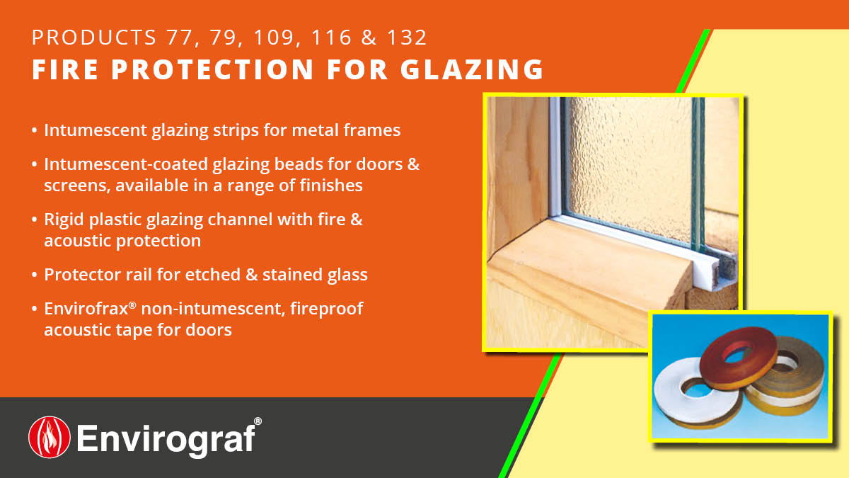 #Envirograf offer a wide range of passive fire protection products for glazed elements, including intumescent glazing strips, wooden glazing beads, &amp; glazing channels. Ensure safety &amp; security in fire-rated glazing applications!  tinyurl.com/4ytmrpr4
#FireProtection
