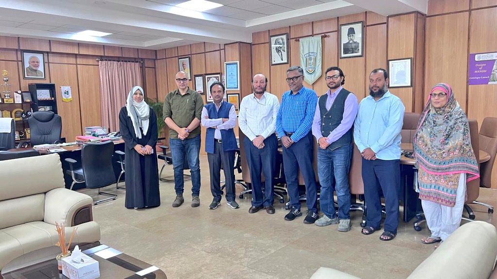 In a special PR Advisory Committee meeting, <a href="/rikkykhan/">Rizwan Ahamd</a> (Dir. IMC) presented a strategic roadmap, chaired by Hon’ble VC <a href="/SyedAinulHasan3/">Syed Ainul Hasan</a> Key insights on coordination, alumni, and branding shared. Registrar <a href="/skishtiaque/">Ishtiaque Ahmed</a> praised the focused PR direction.
#PR #Leadership #Development
