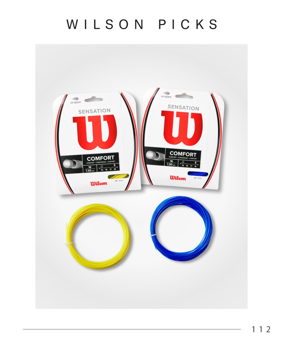 wilsontennisjp's tweet image. ウイルソンプロダクトを紹介する「Wilson Picks」

今回のPICKSは、素直な打ち味のナイロンストリング「SENSATION 16 SET」。
お時間のある時に。

#Wilsontennis
#ウイルソンテニス
#WilsonPicks