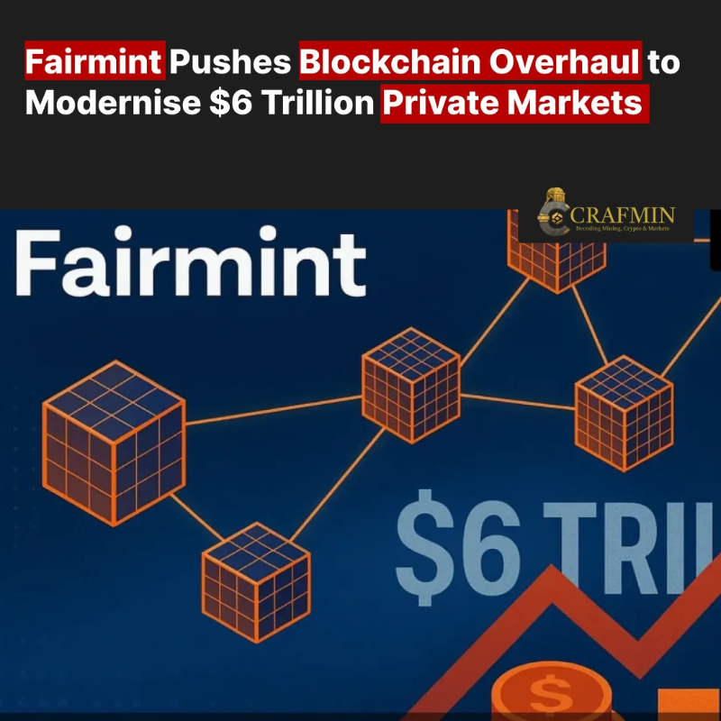 colitco's tweet photo. #Fairmint #BlockchainFramework #PrivateMarkets #OnChainEquity #Tokenization #Web3Finance #DigitalFundraising #FutureOfFinance #BlockchainNews #EquityInnovation #StartupFunding #Web3Investment #CryptoSolutions #CrafminNews #FintechFuture