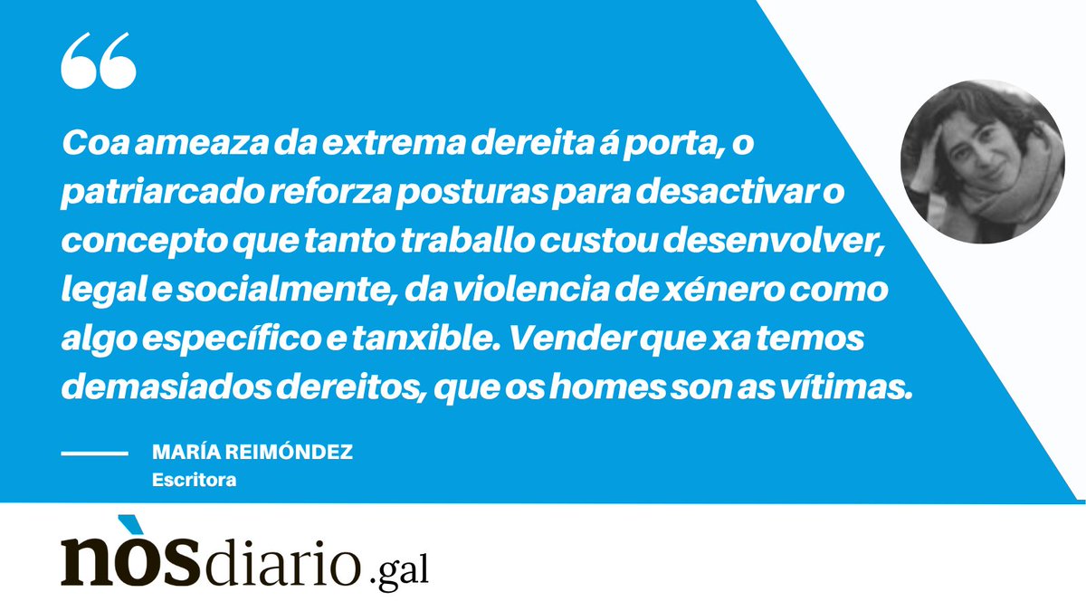 Nós Diario (@nosdiario) on Twitter photo OPINIÓN | Dende lonxe, dende preto
✍️ María Reimóndez (<a href="/reimondez/">a María Reimóndez</a>)
nosdiario.gal/opinion/maria-… OPINIÓN | Dende lonxe, dende preto
✍️ María Reimóndez (<a href="/reimondez/">a María Reimóndez</a>)
nosdiario.gal/opinion/maria-…